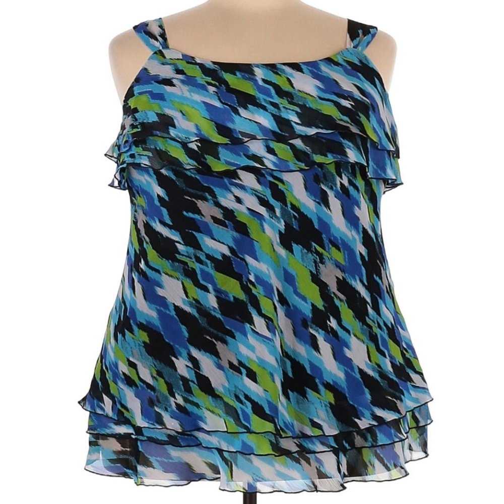NWOT Lane Bryant Ruffle Blouse 22-24W